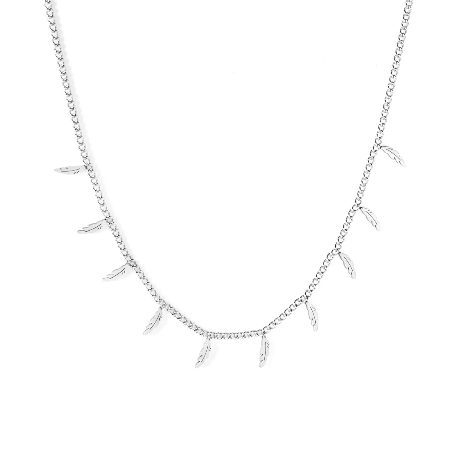 Bohemia Star Collier Elegant Stainless Steel Jewelry Flash Women's Chains Necklaces Office Lady Collars asonjewelry